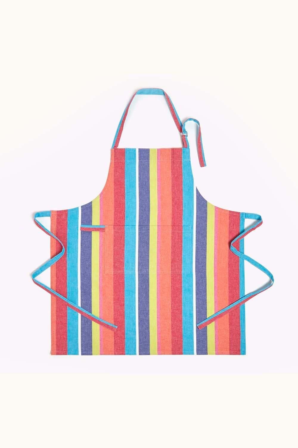 Stripe Cotton Apron