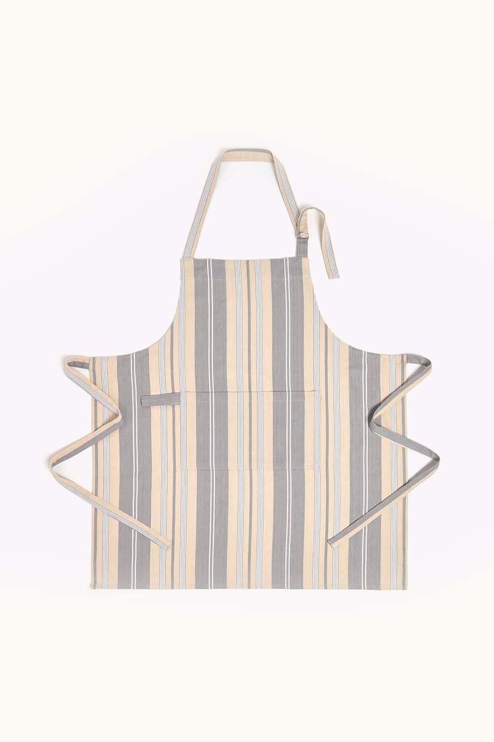 Oxford Stripe Cotton Apron