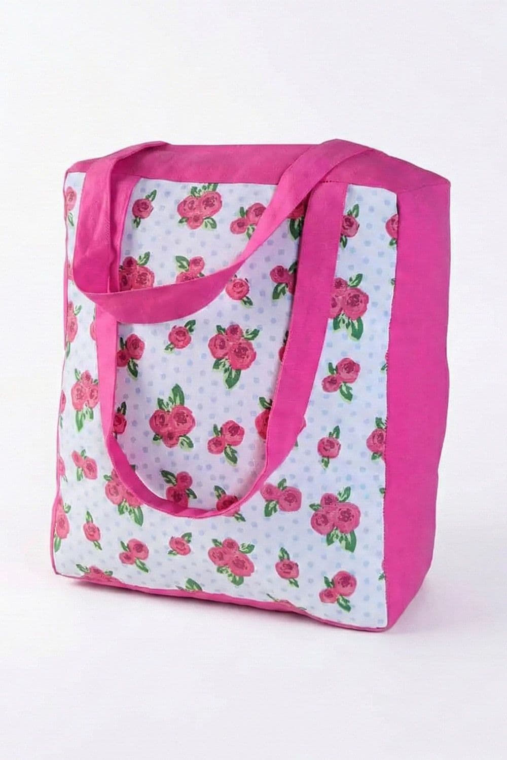 Cotton Roses Dots Design Shopping Bag 36 x 43 x 11 cm