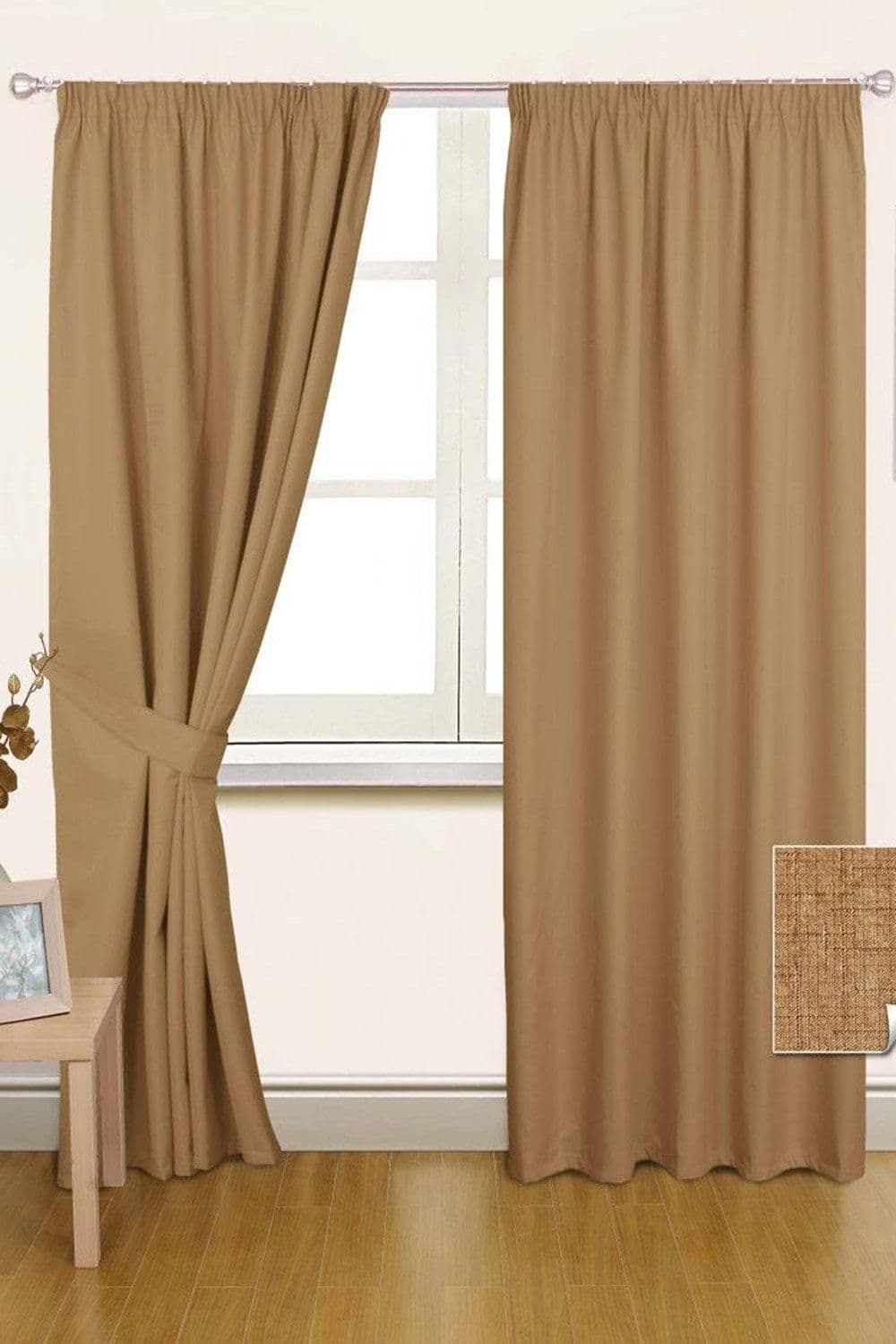 Thermal Pencil Pleat Blackout Curtain Pair