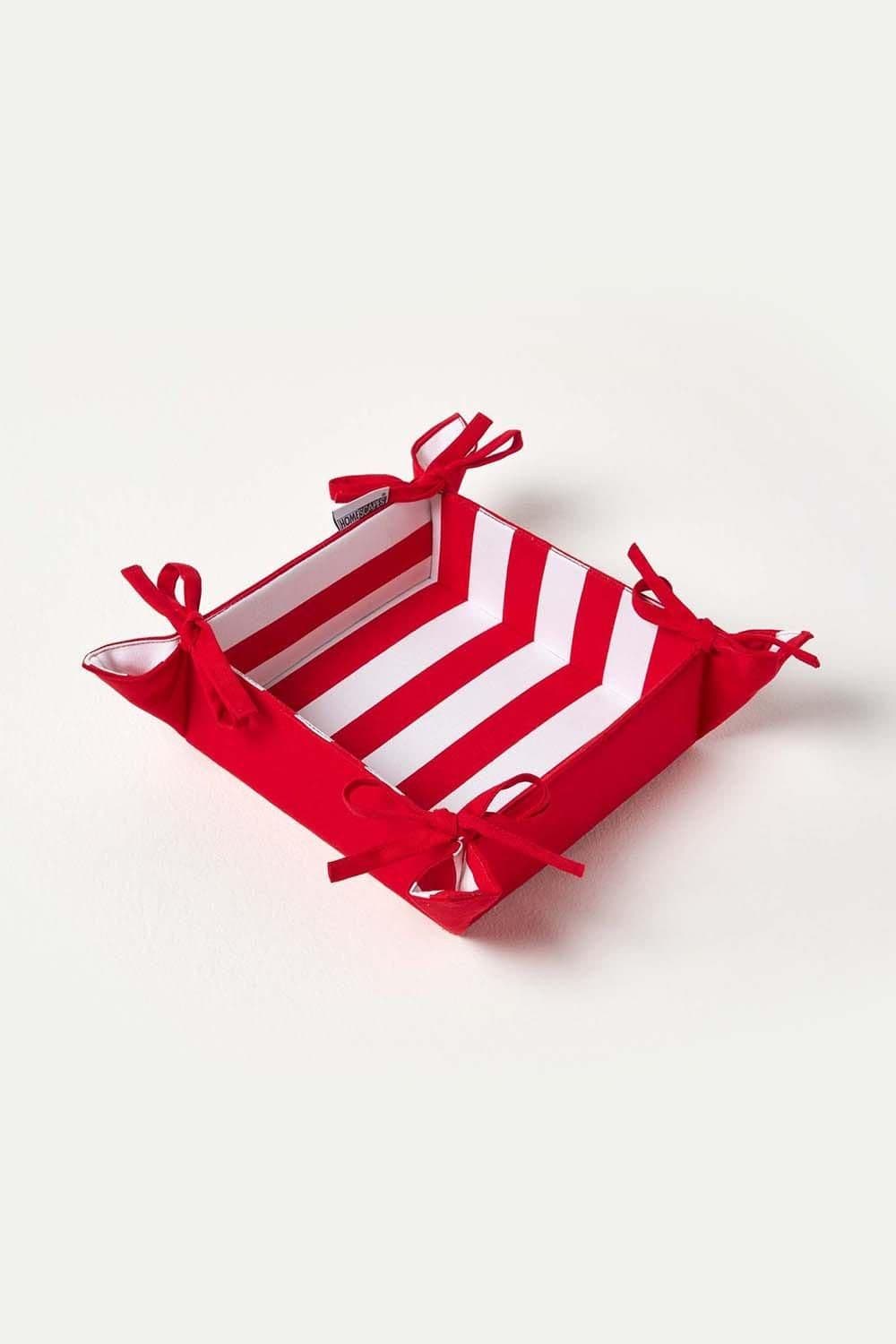 Stripe Reversible Bread Basket