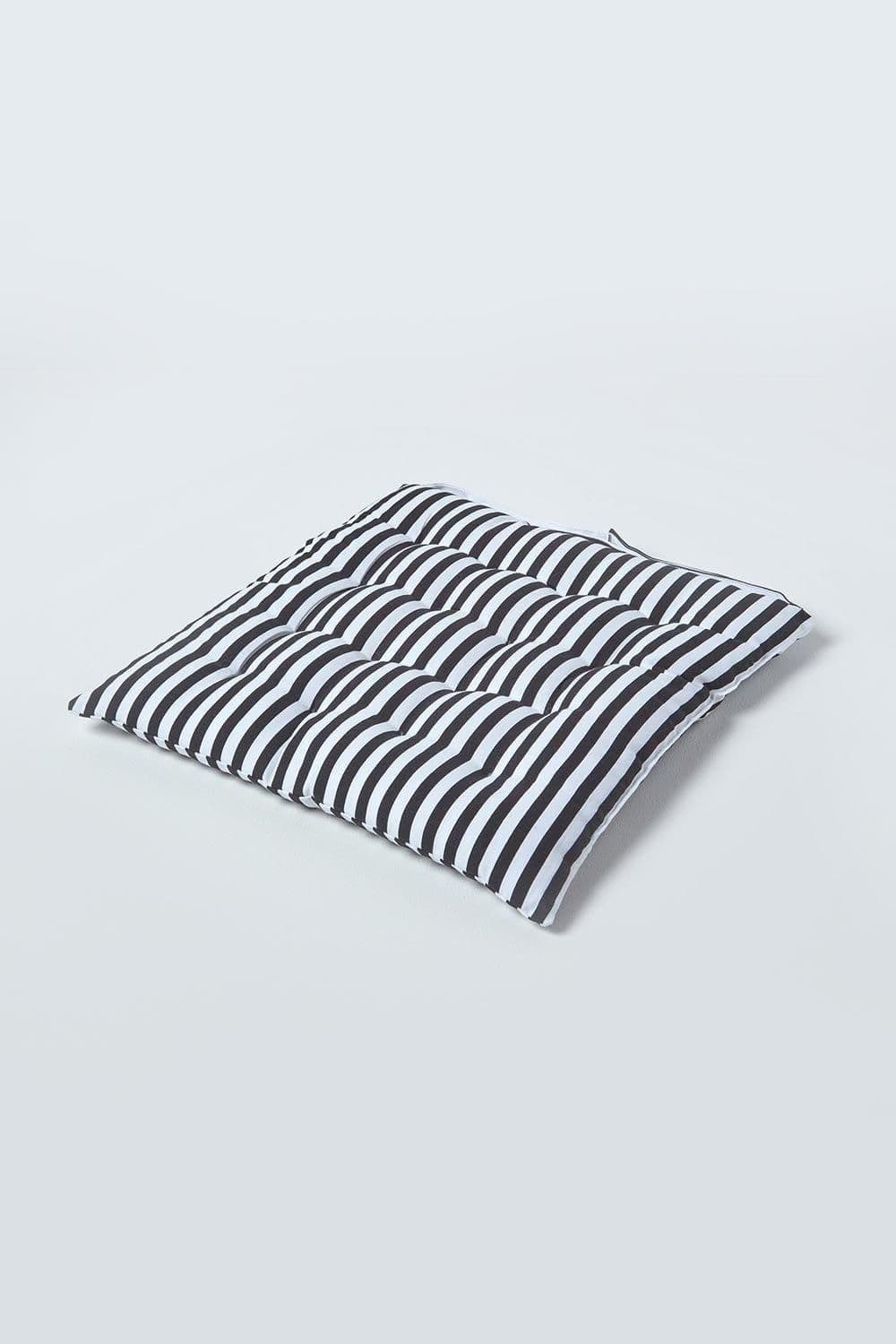 White Stripe Seat Pad Straps 100% Cotton