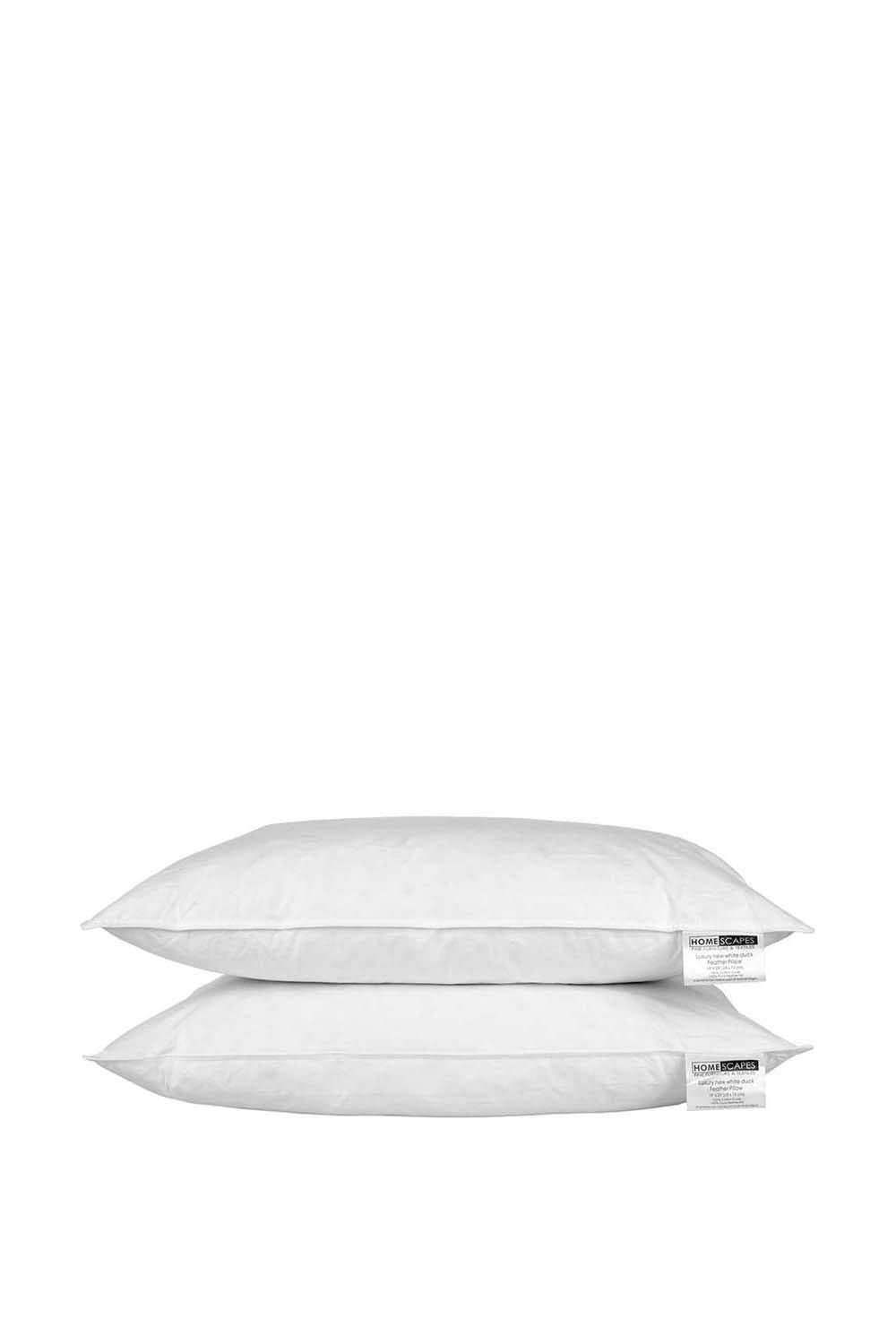 Duck Feather Pillow Pair