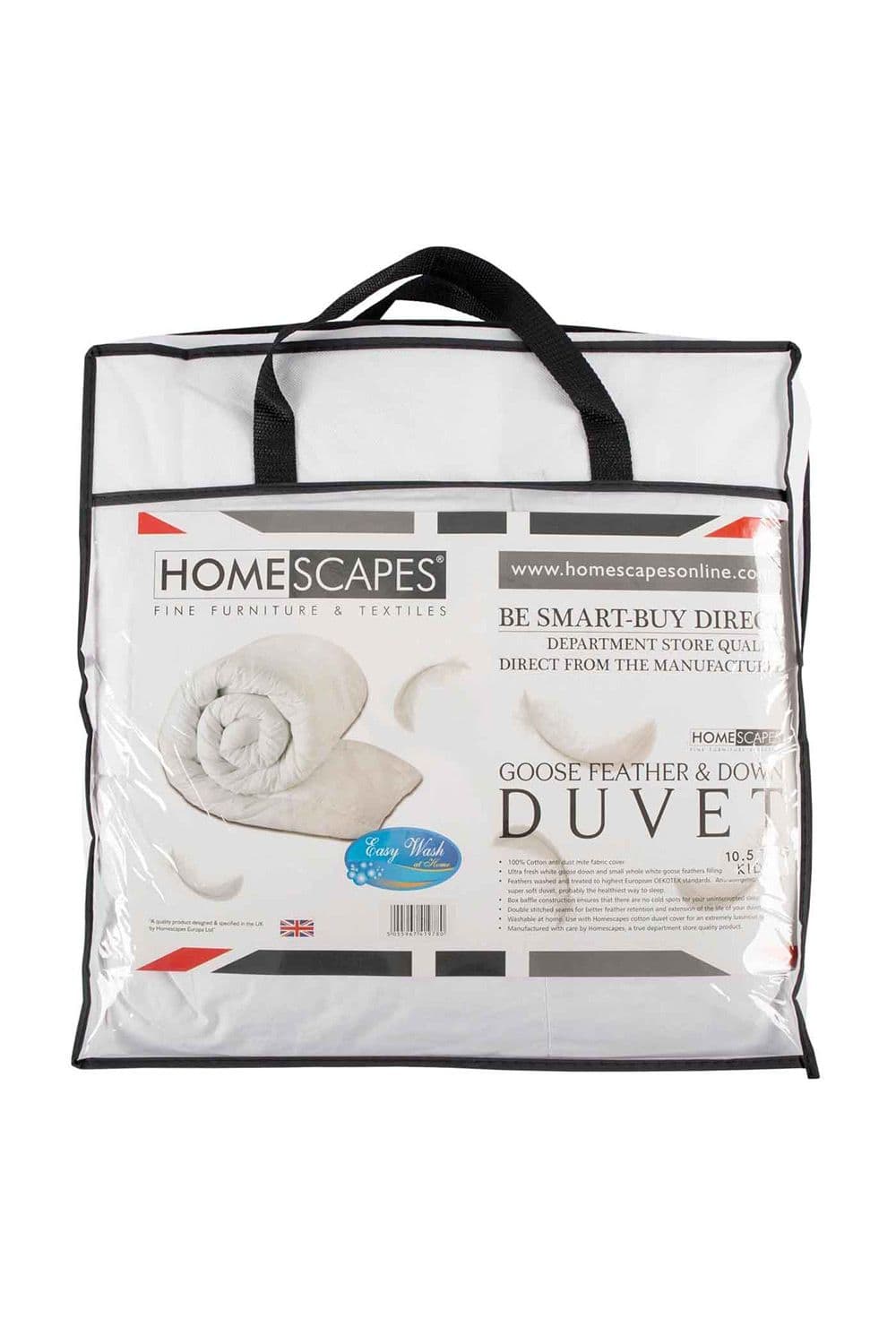 10.5 Tog Goose Feather & Down Duvet