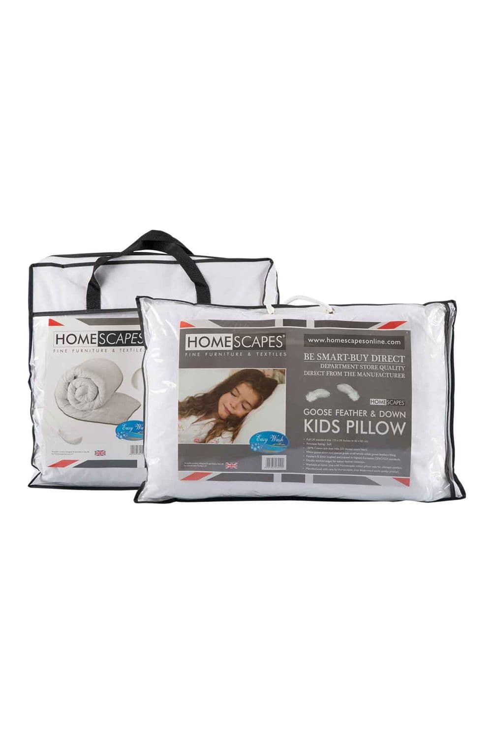 4.5 Tog Goose Feather Duvet & Pillow Set