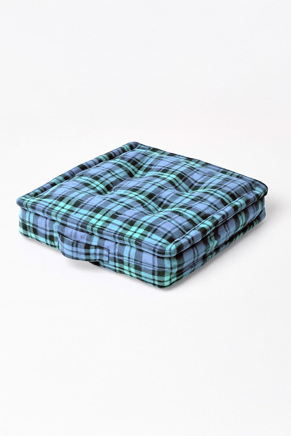 Cotton Watch Tartan Floor Cushion