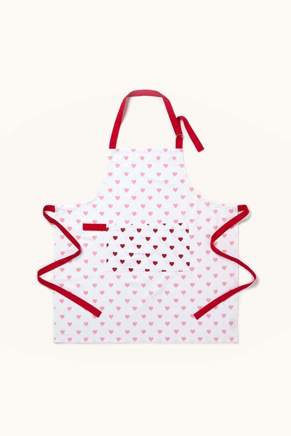Hearts Cotton Apron