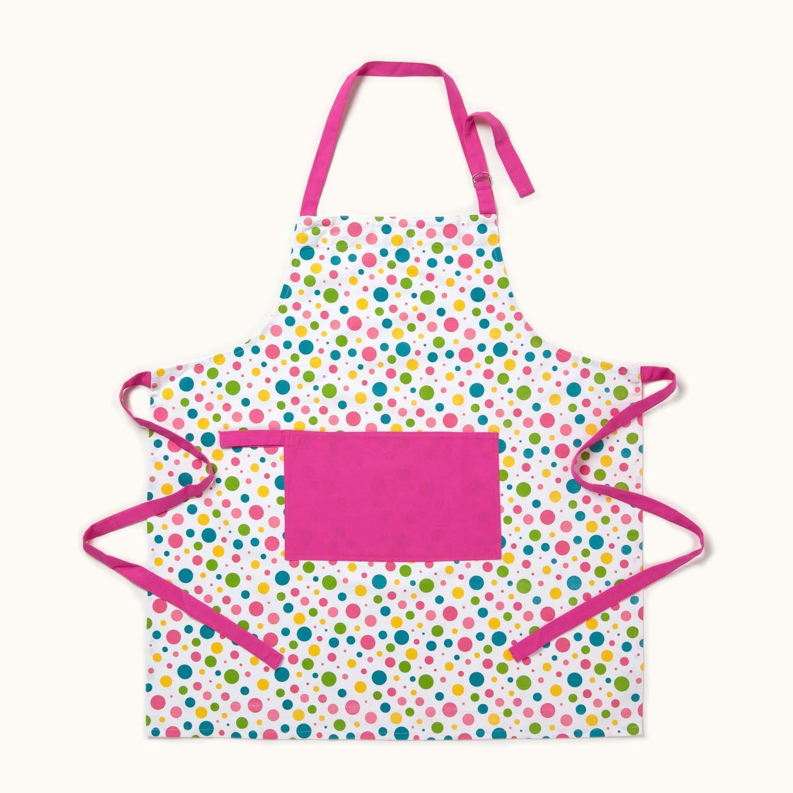 Polka Dot Cotton Apron