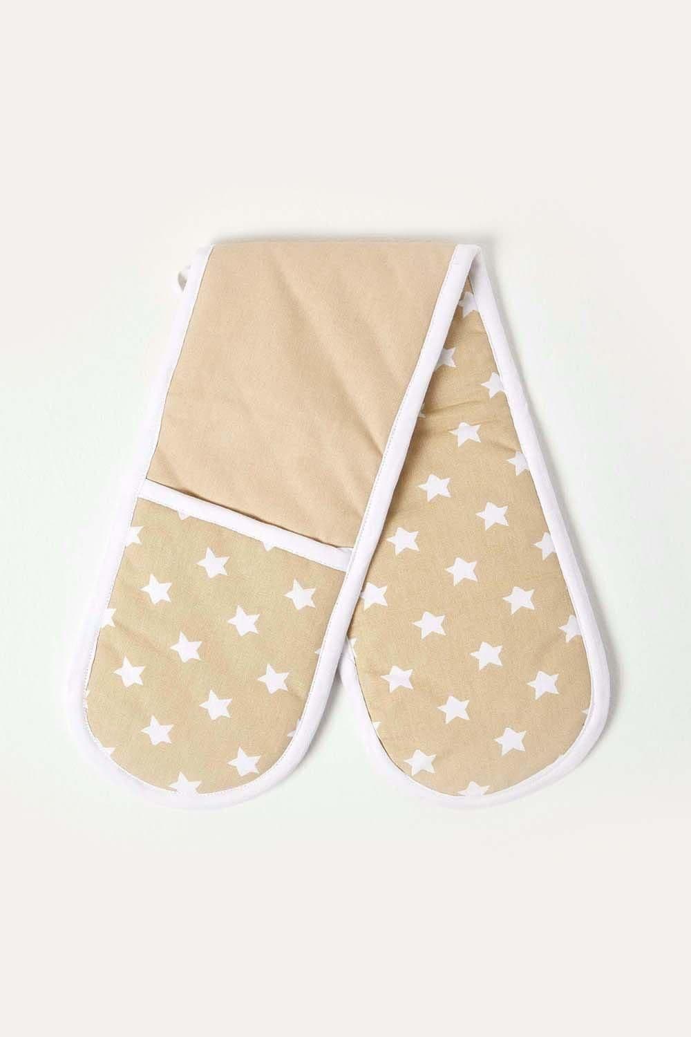 Stars Cotton Double Oven Glove