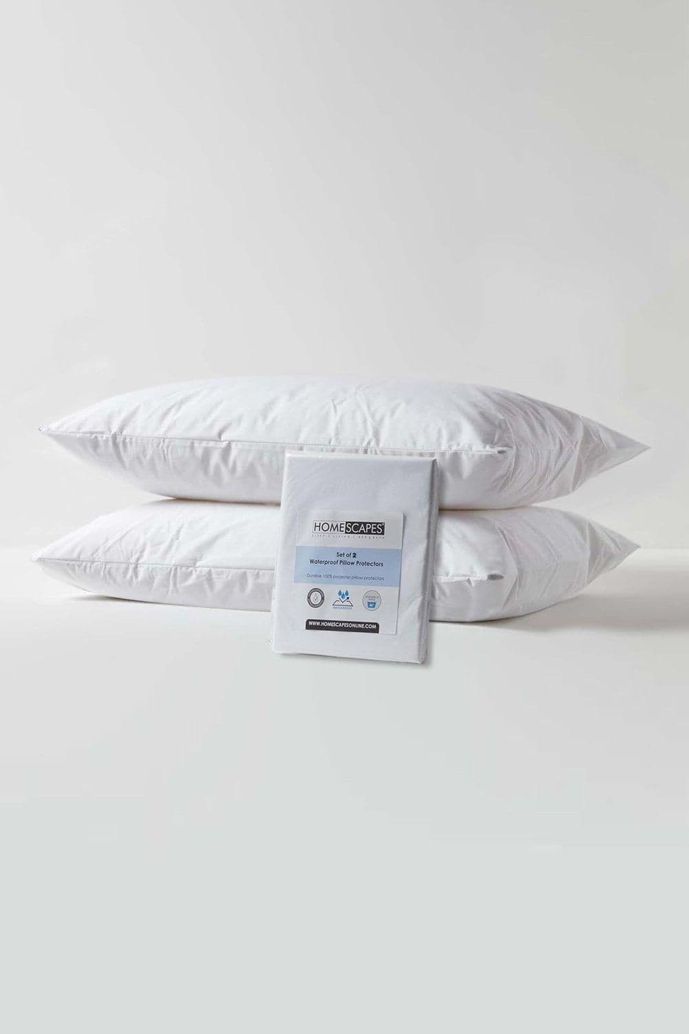 Polypropylene Waterproof Pillow Protector Pair