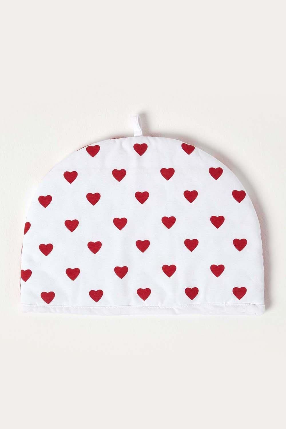 Tea Cosy Double Design Hearts Teapot Warmer