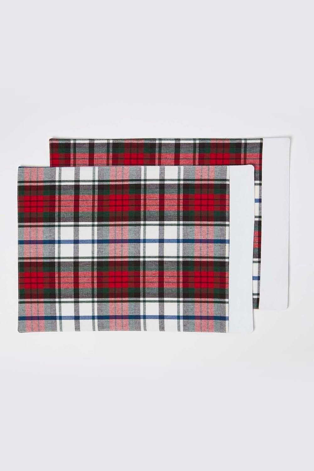 Cotton Christmas Macduff Tartan Pack 2 Placemats