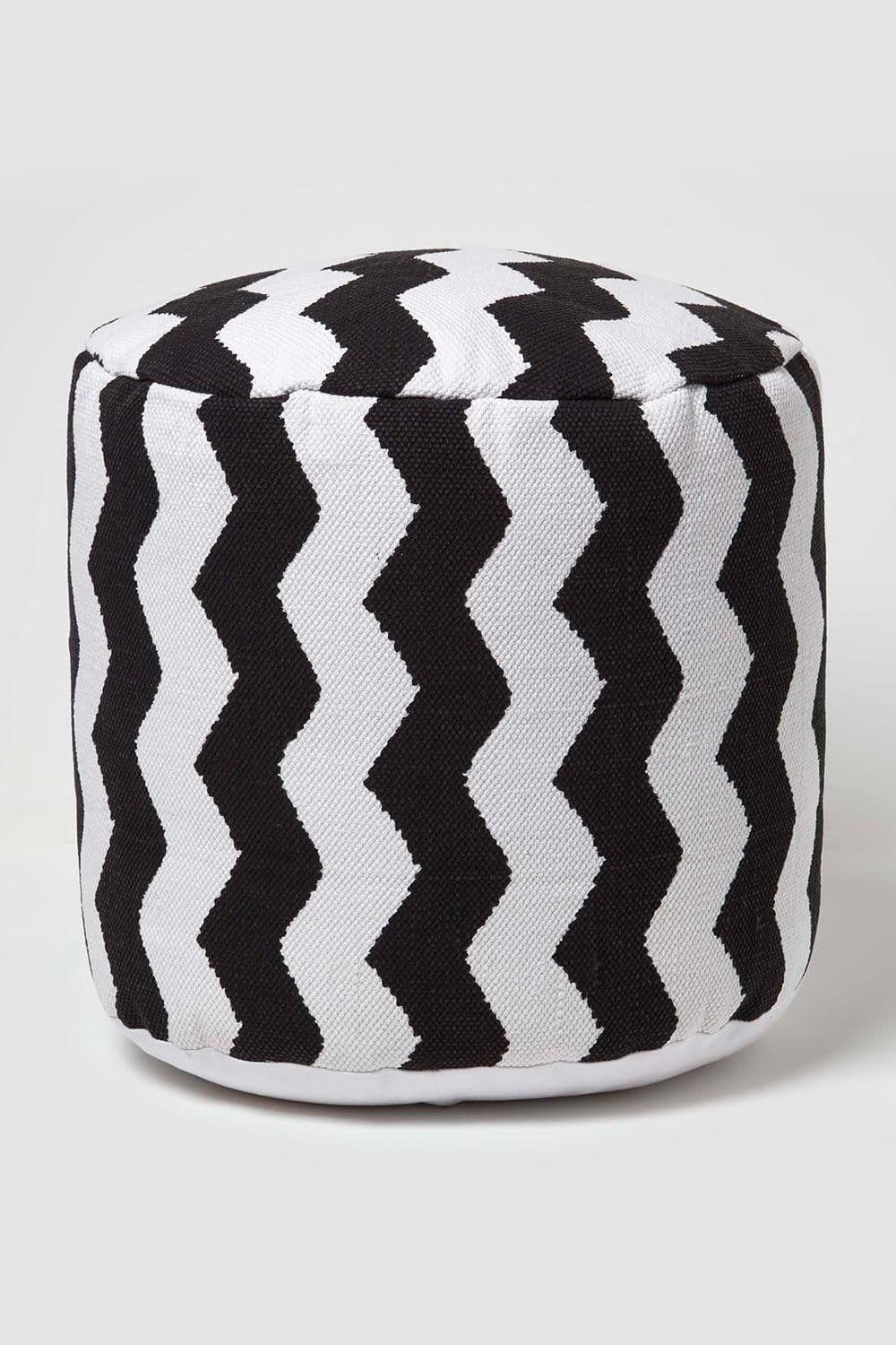 Circular Round Bean Footstool