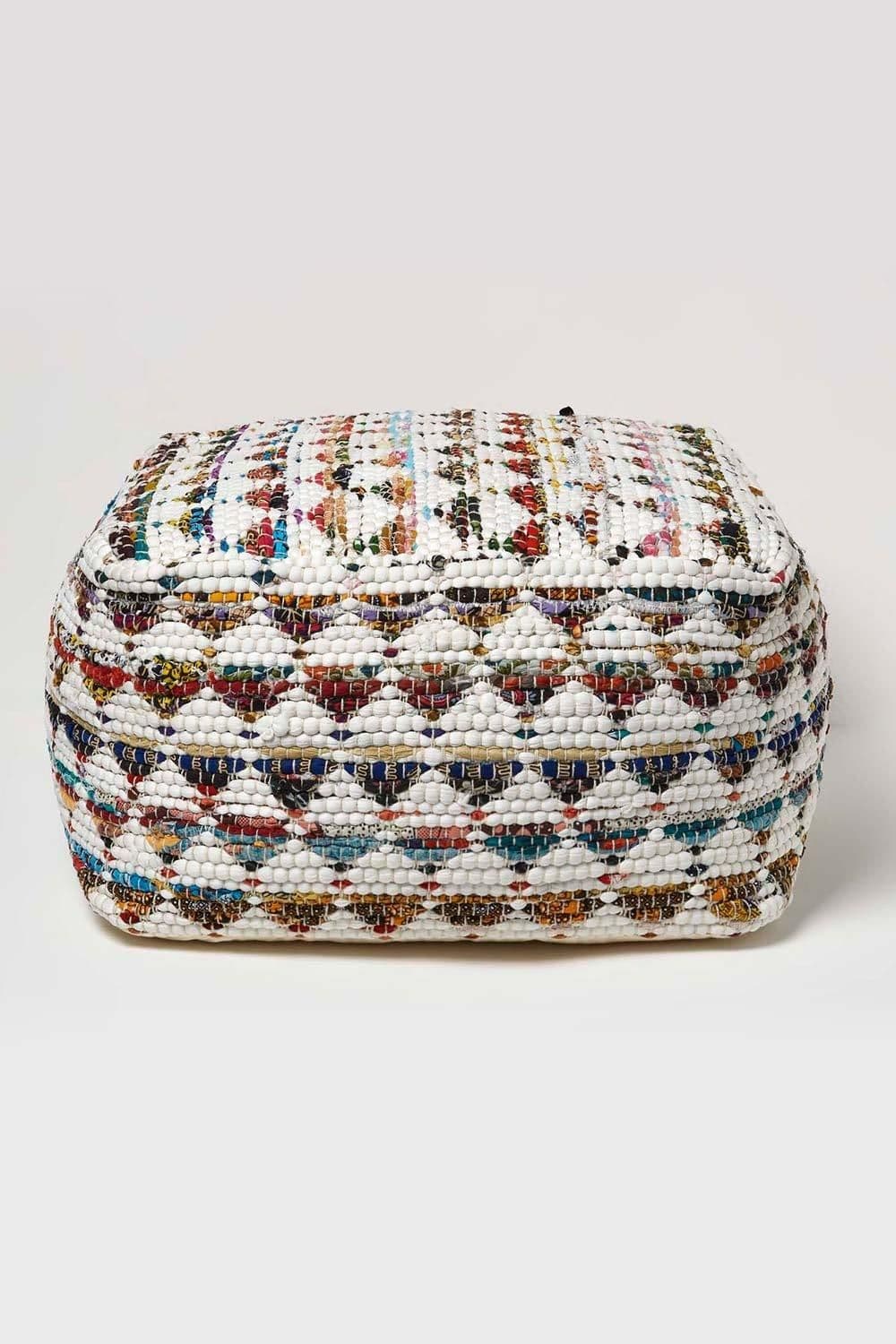 Chindi Design Bean Filled Pouffe Large
