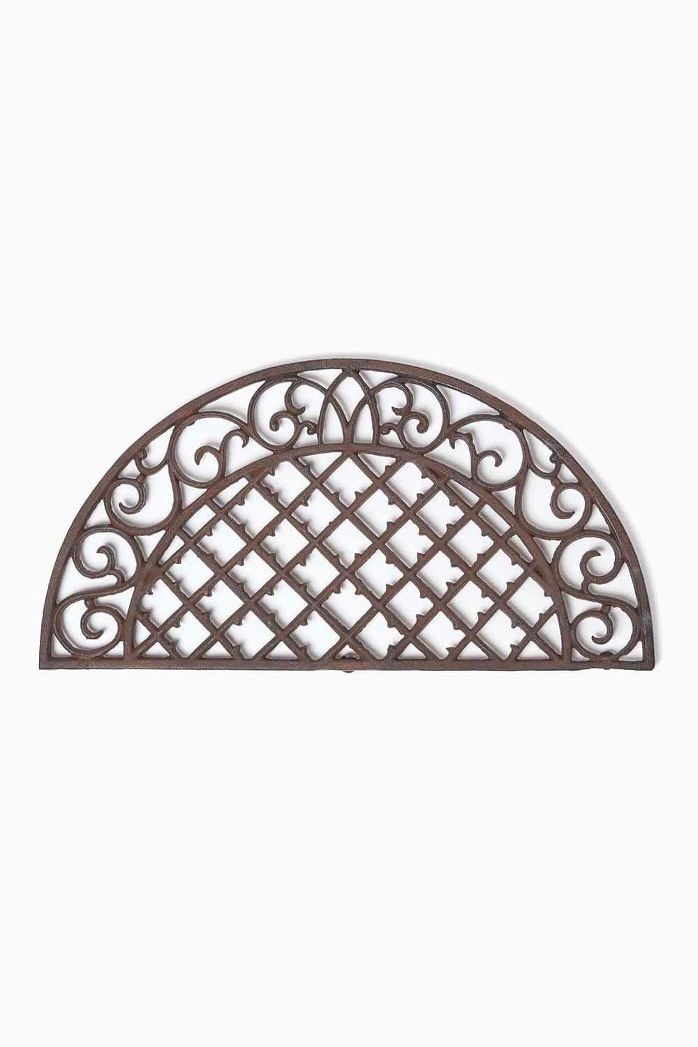 Half Moon Parisian Cast Iron Doormat