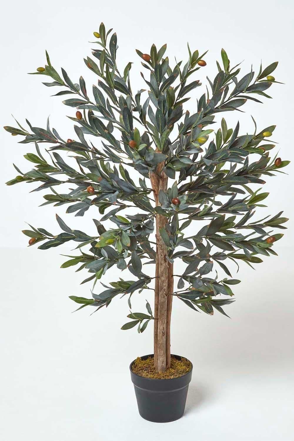 Olive Tree Artificial Plant Pot 90 cm