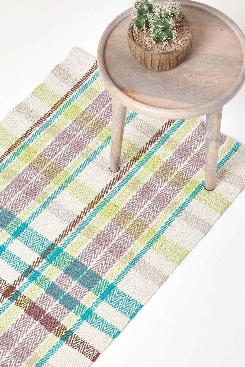 Wilson Handwoven Tartan Cotton Hall Runner 66 x 200 cm