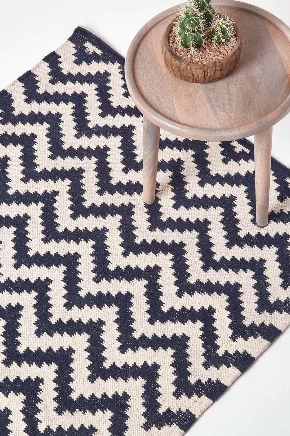 Casablanca Handwoven Cotton Kilim Rug
