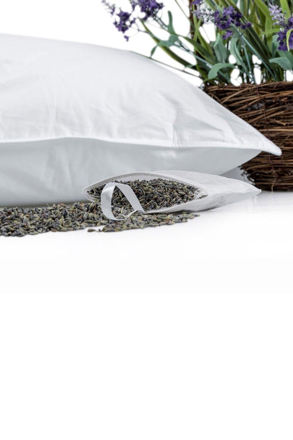 Set Two Dried Filled Pouches Pillow