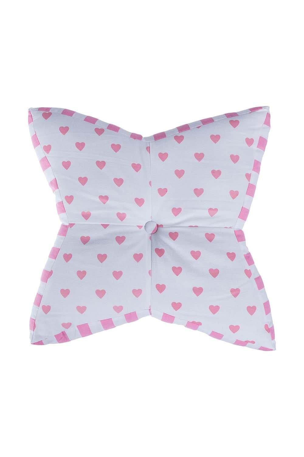 Hearts Star Floor Cushion