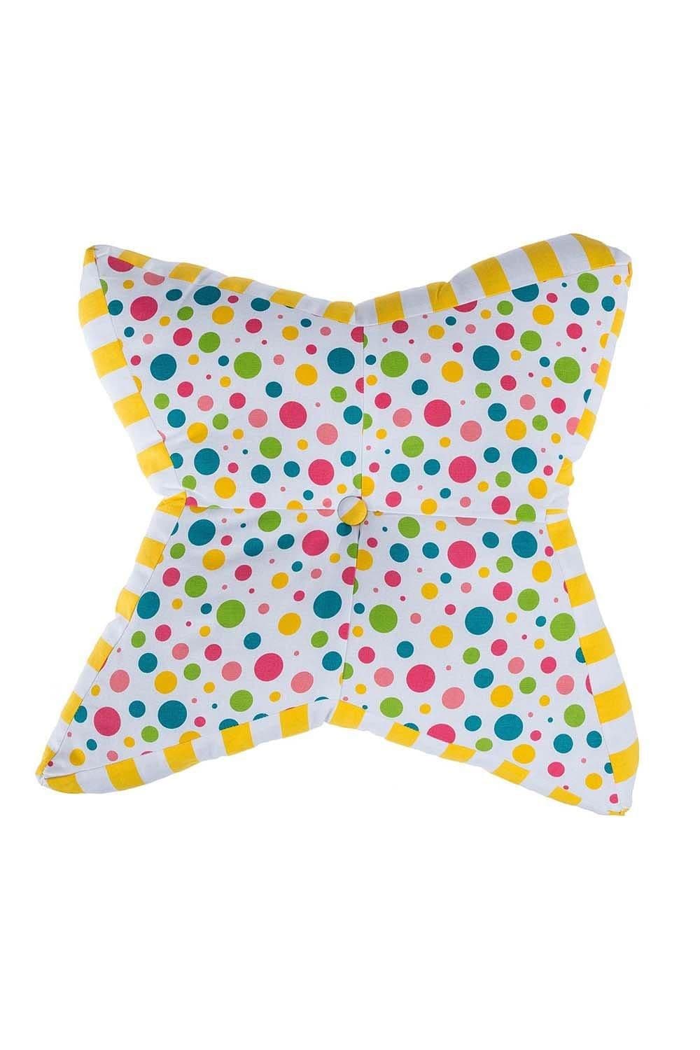 Polka Dots Star Floor Cushion