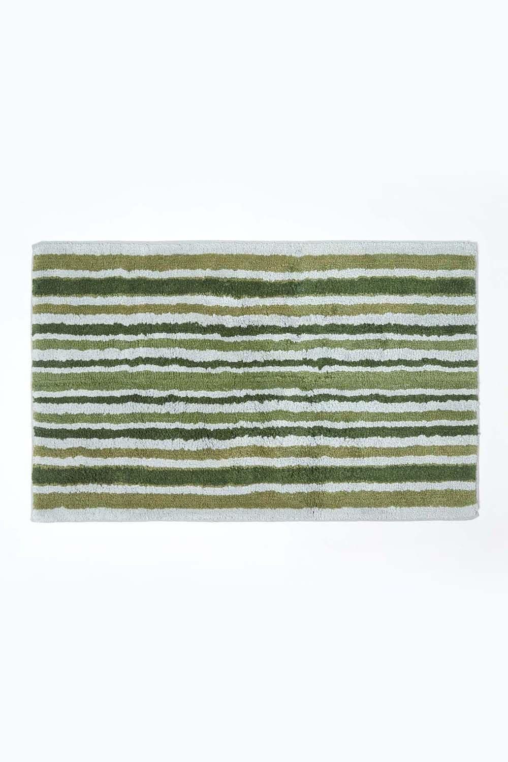 Stripe Cotton Bath Mat