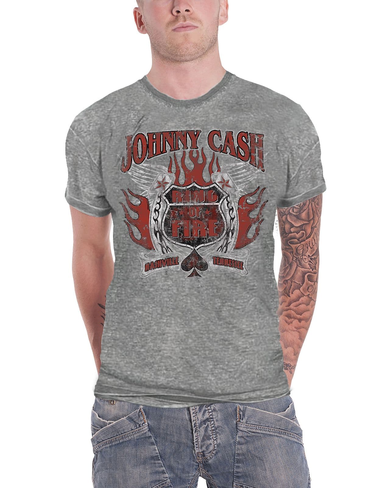 Ring Fire Burnout T Shirt