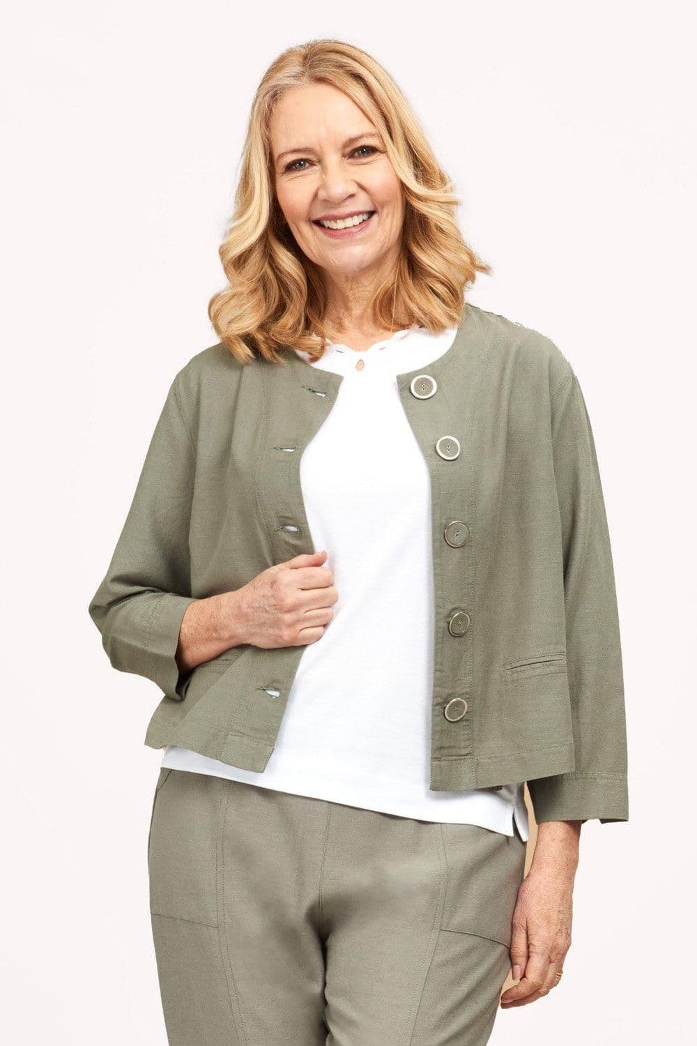Sage Crop Jacket