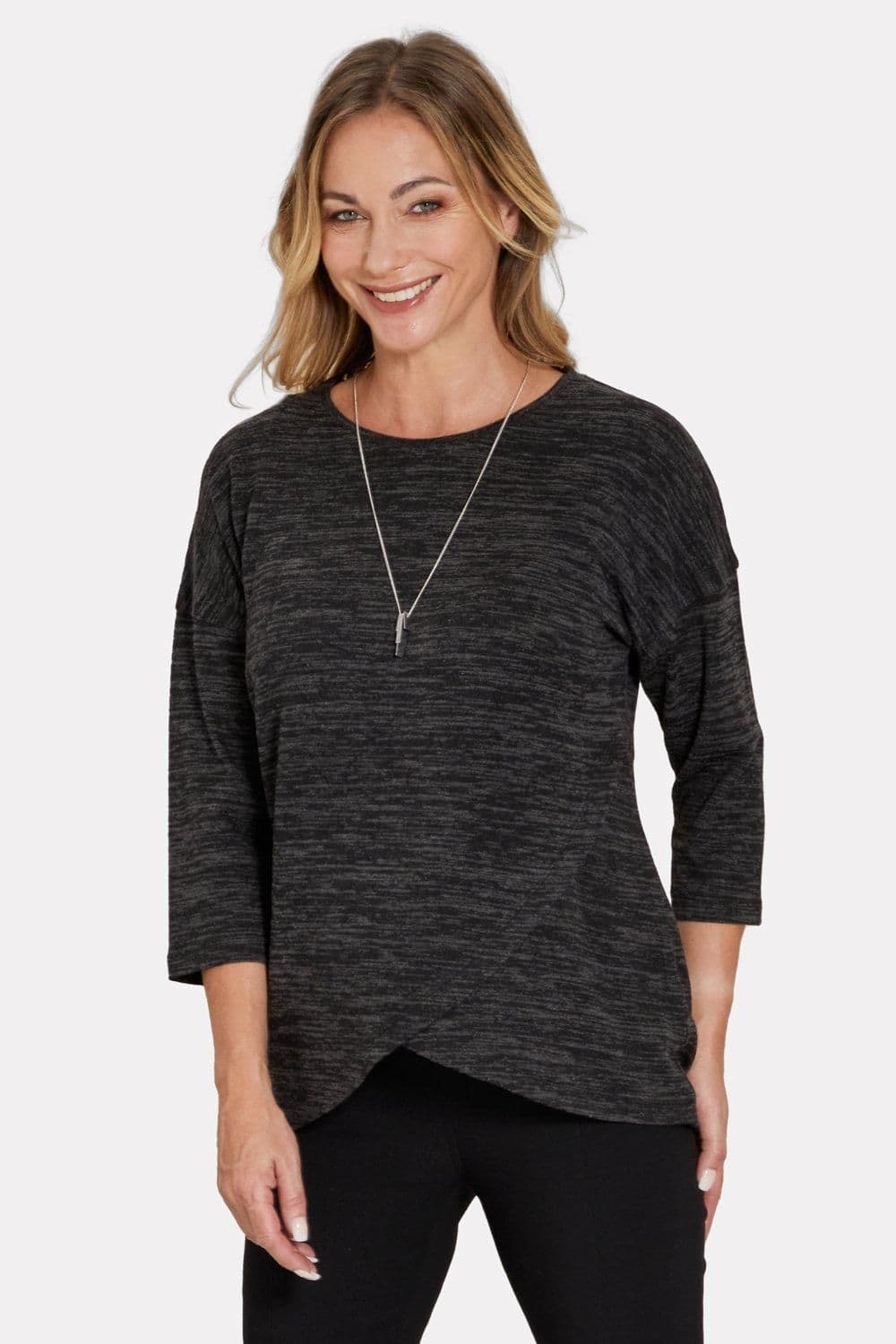 Cross Over Hem Tunic