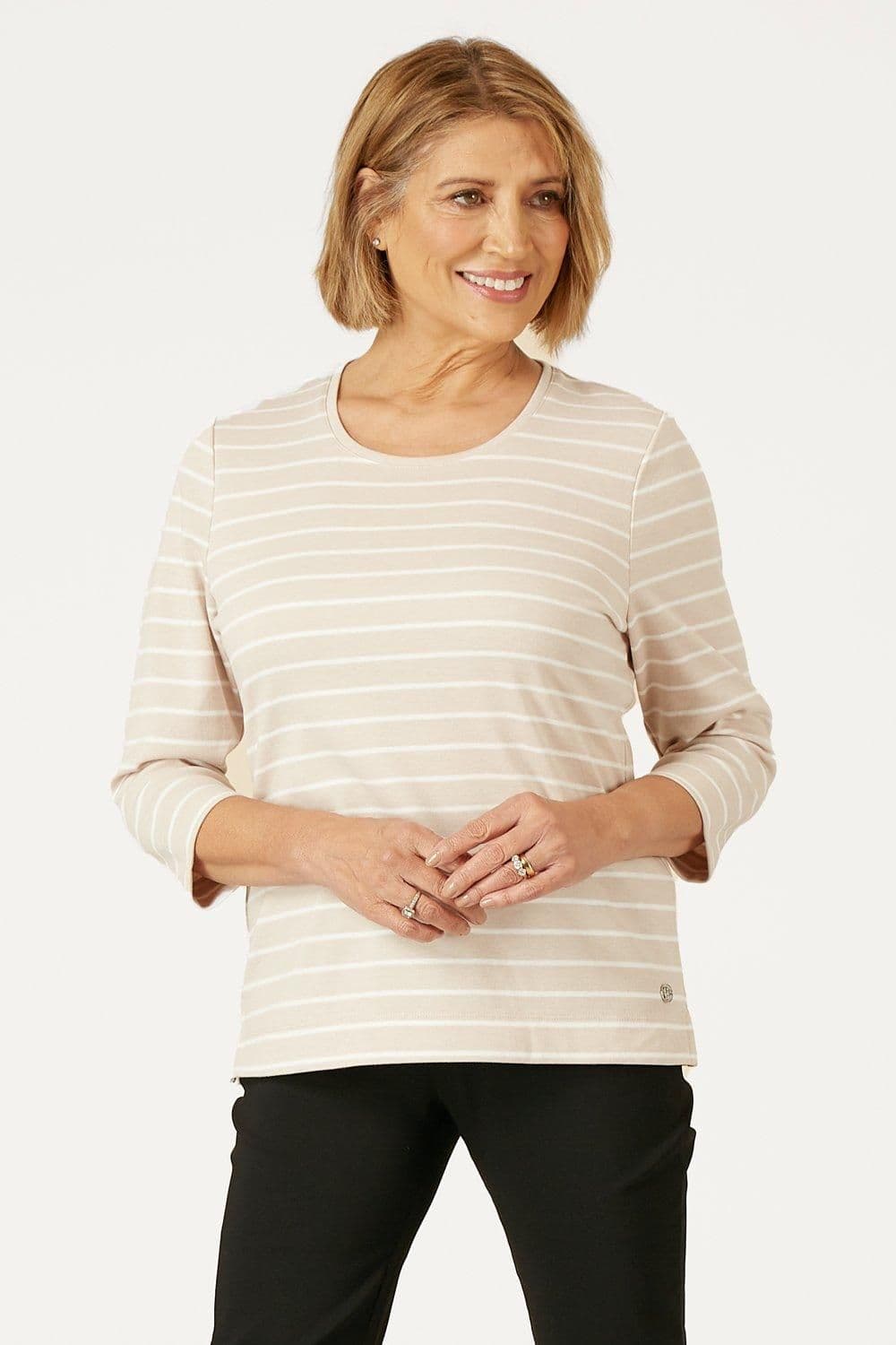 Alpaca Striped Top