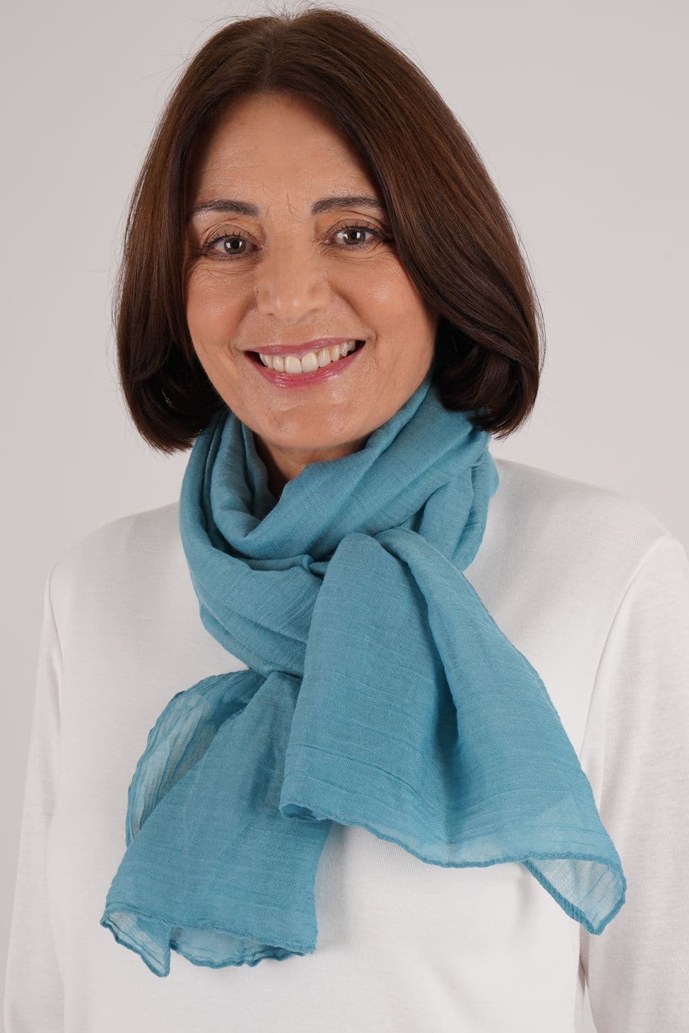 Penny Plain Women's Textured Scarf in Green