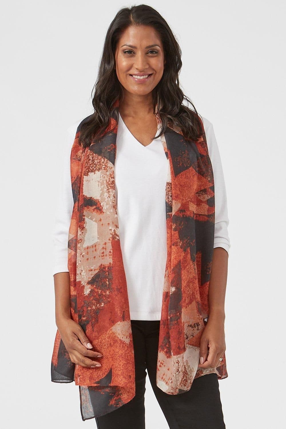 Rust All Over Print Scarf