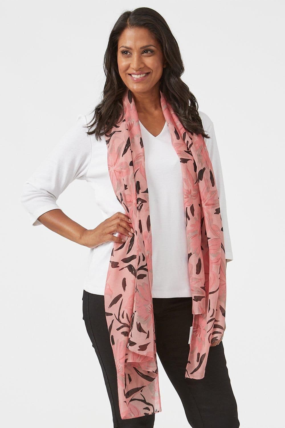 Peony All Over Print Scarf