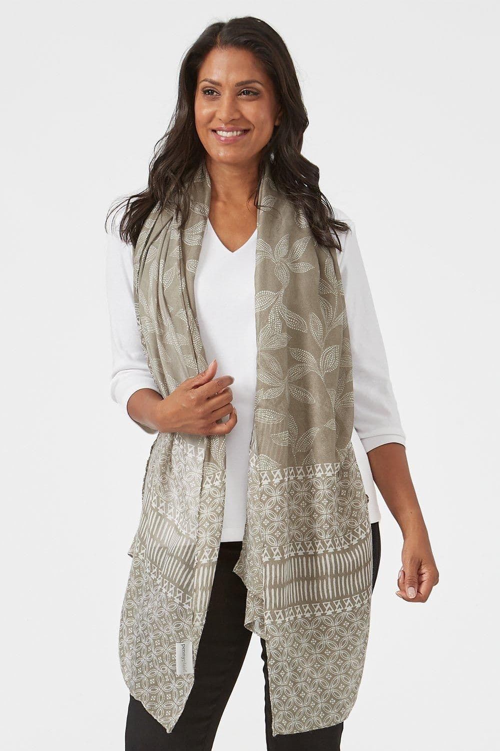 Sage All Over Print Scarf