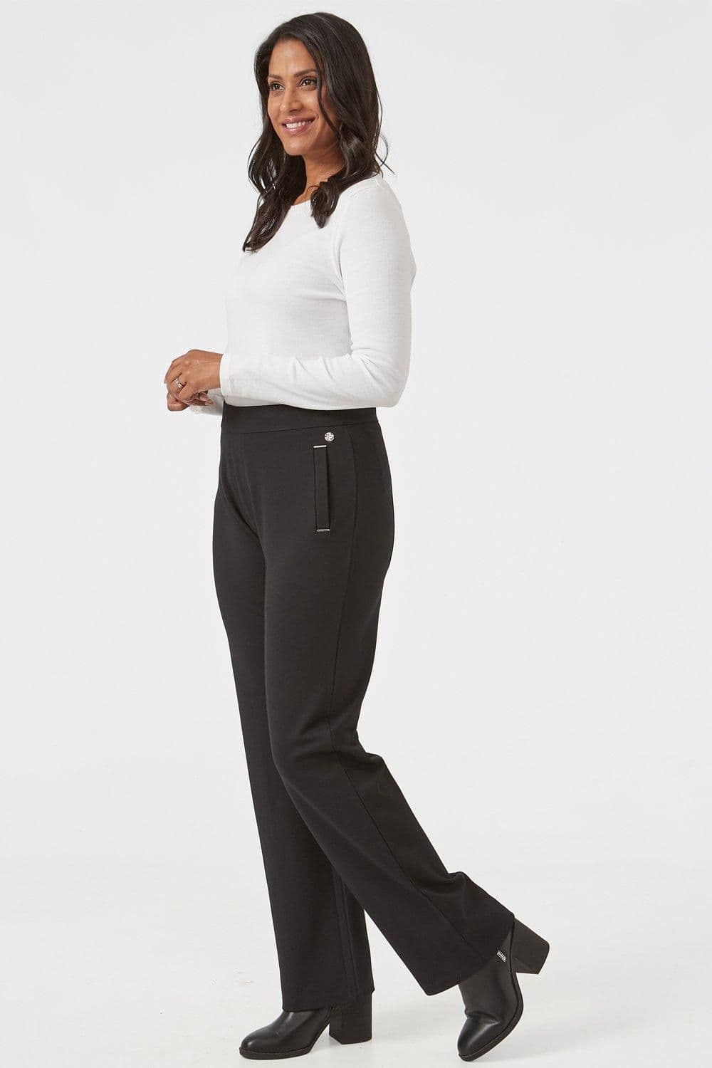 Penny Plain Women's Joggers in Black | Size: 22-24