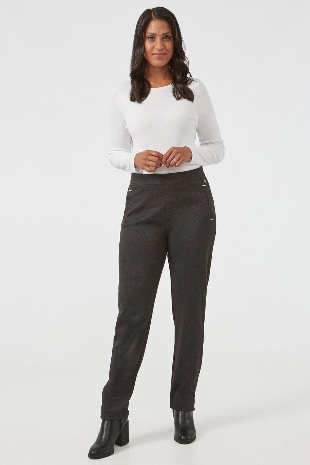 Herringbone Treggings Short