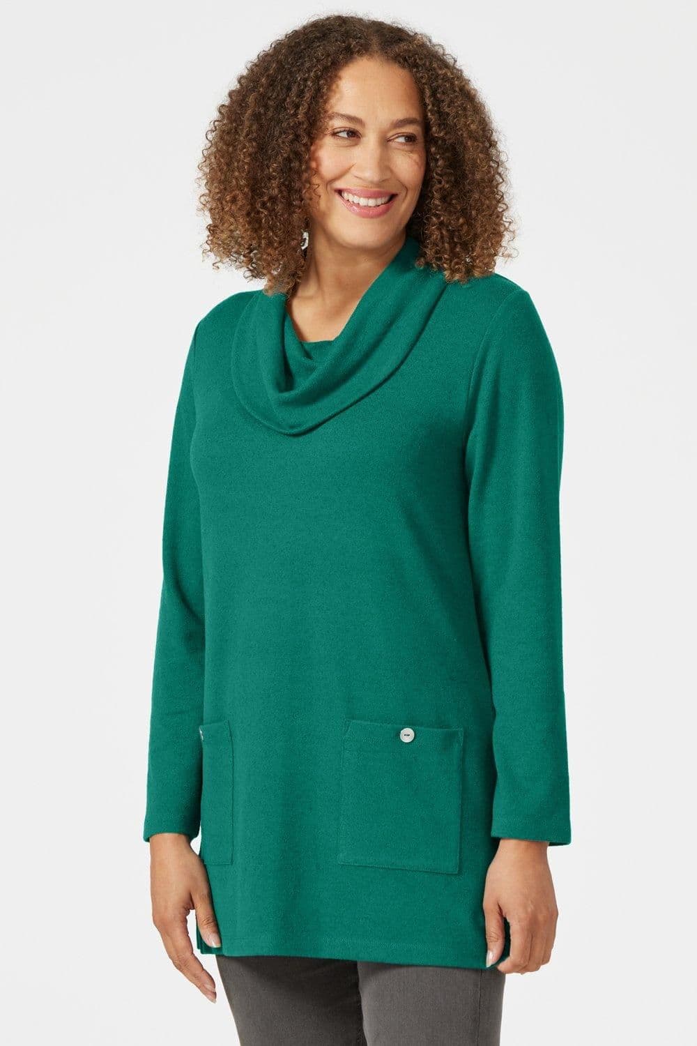 Tunic Cowl Neck Top