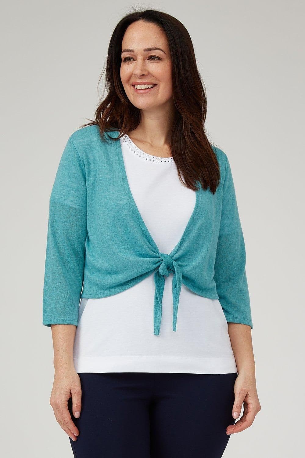 Shrug Tie Front