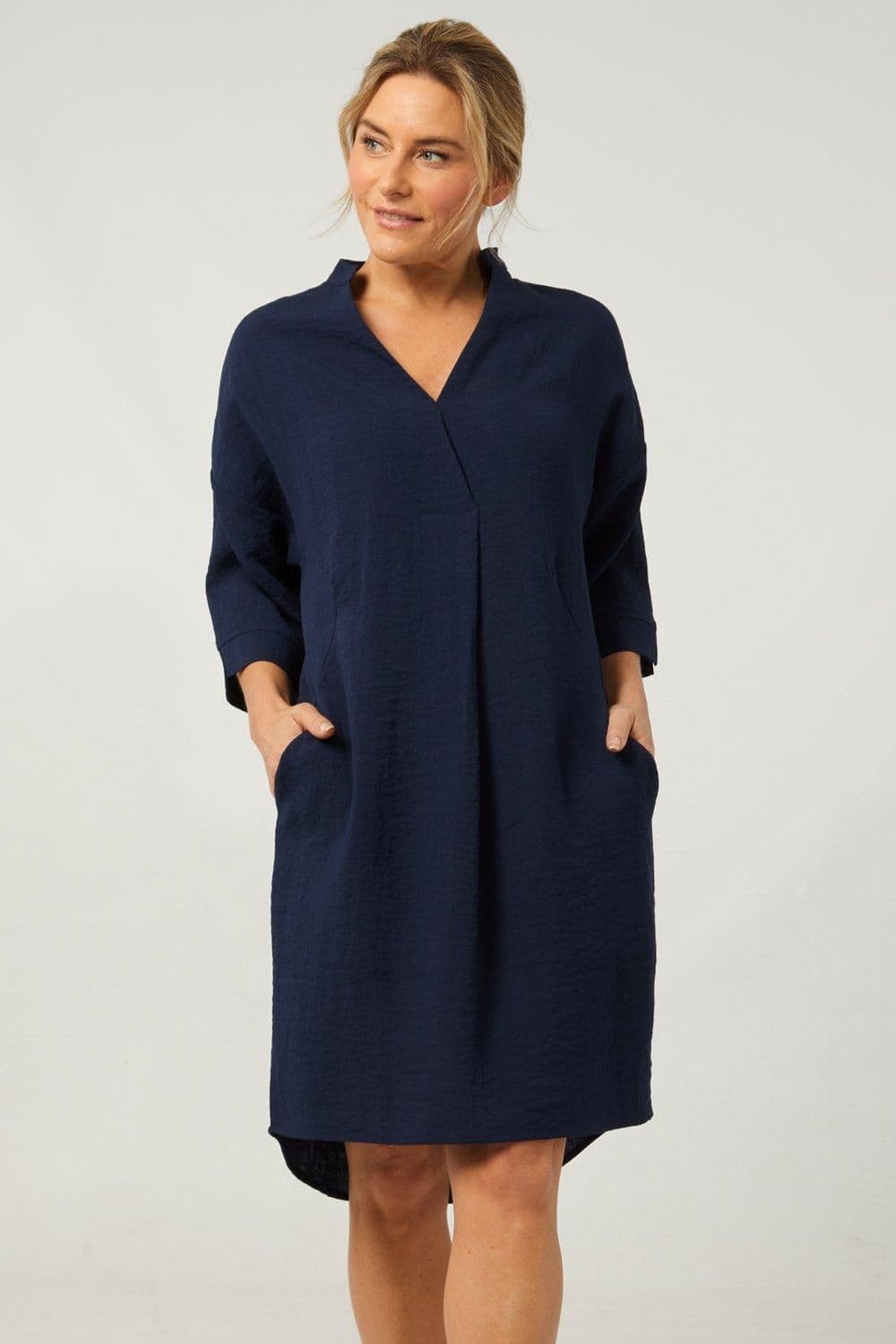Notch Neck Dress