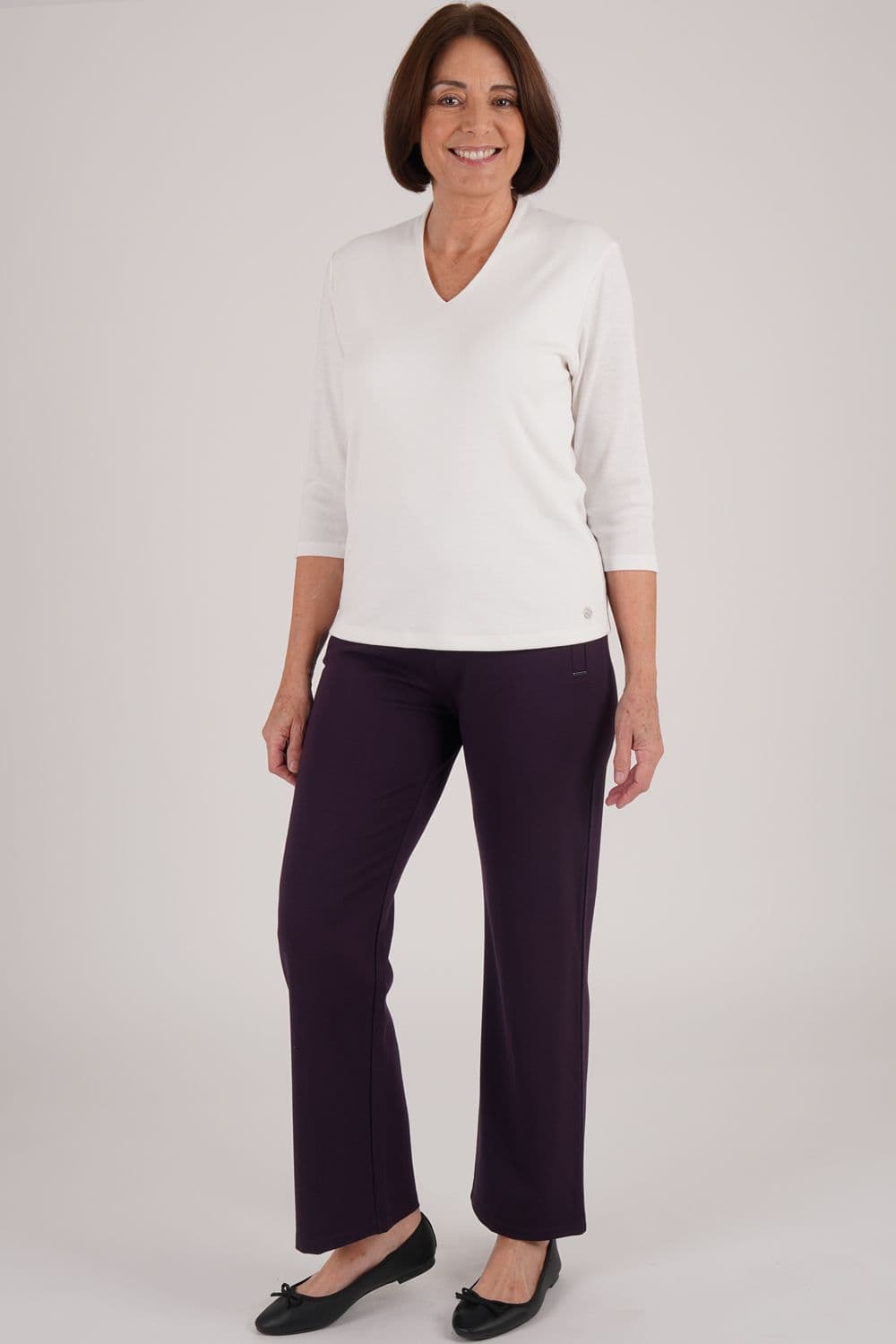 Penny Plain Women's Treggings in Purple | Size: 18-20