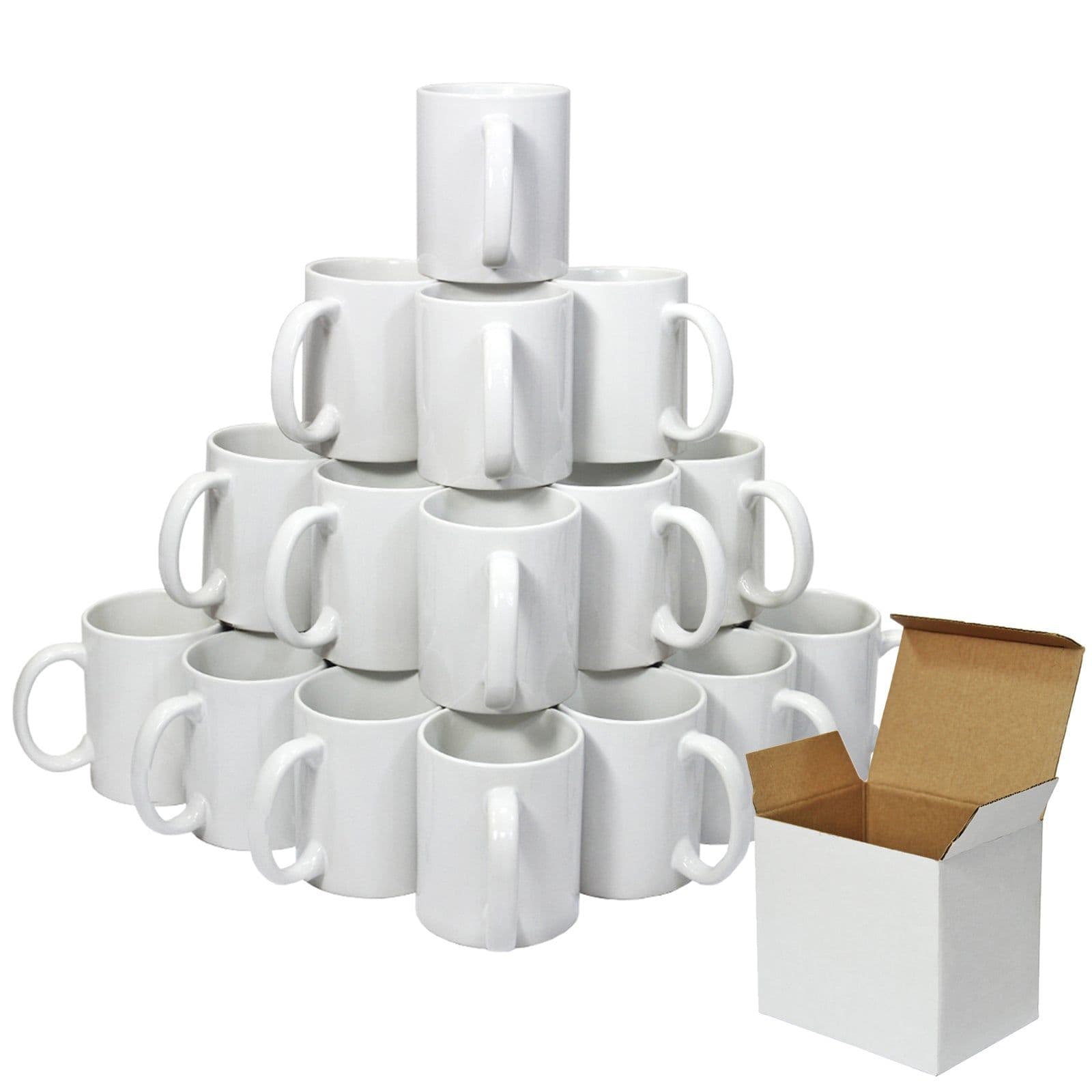 36 Polymer Coated AAA Mugs Boxes