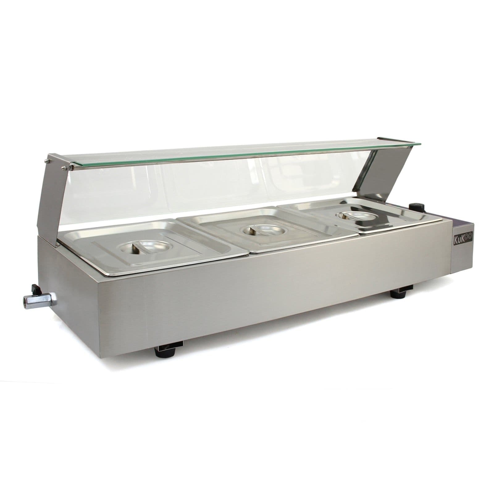 3 Pan Wet Well Bain Marie