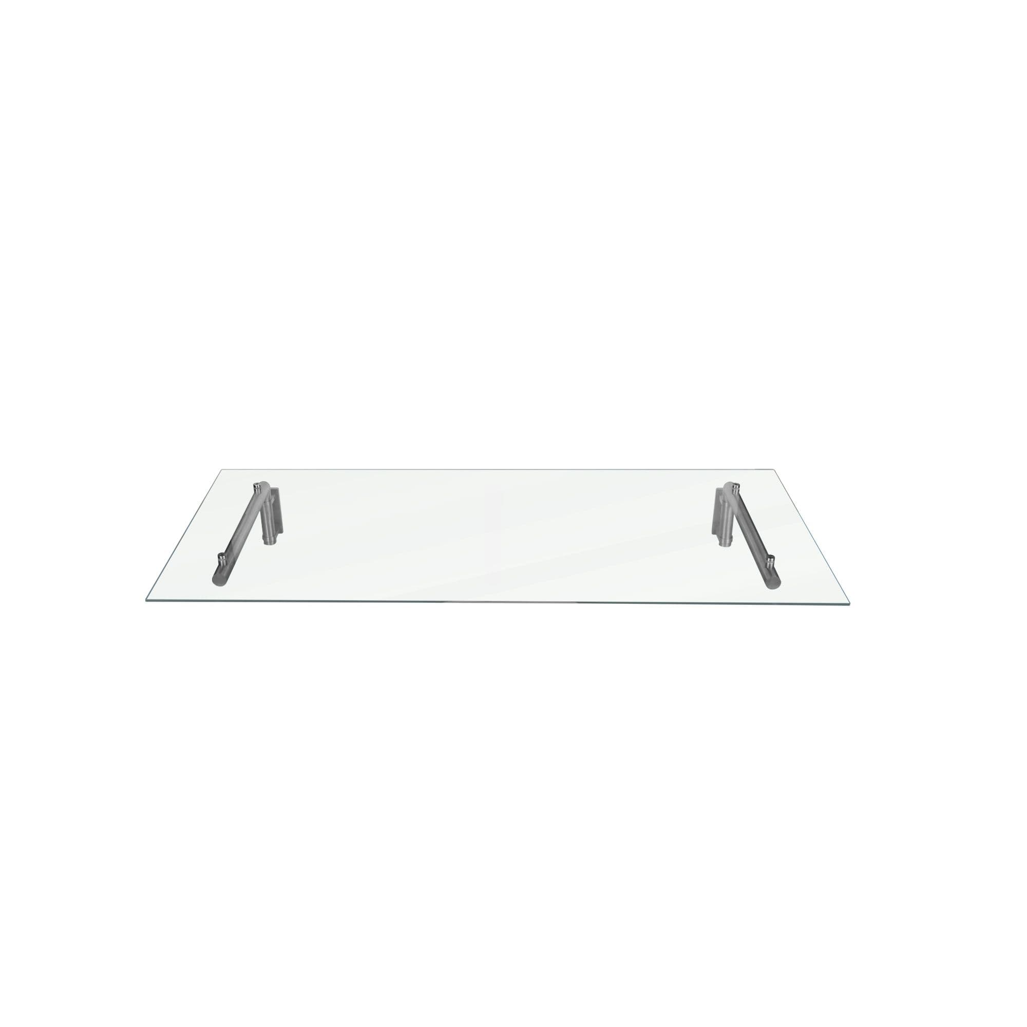 Glass Door Canopy & Brackets 120cm W 80cm D