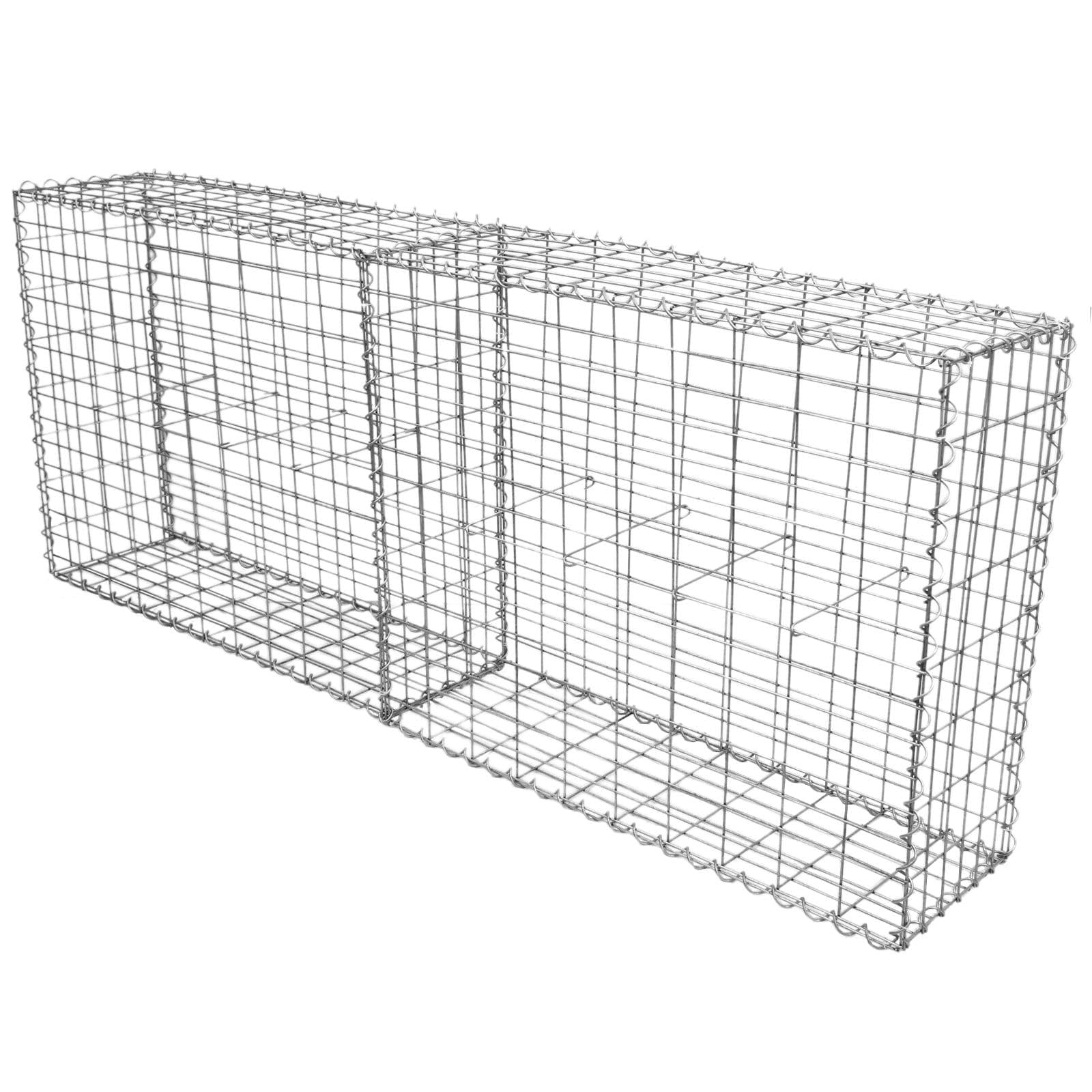 Gabion Baskets 100 x 80 x 30cm 2 Pack