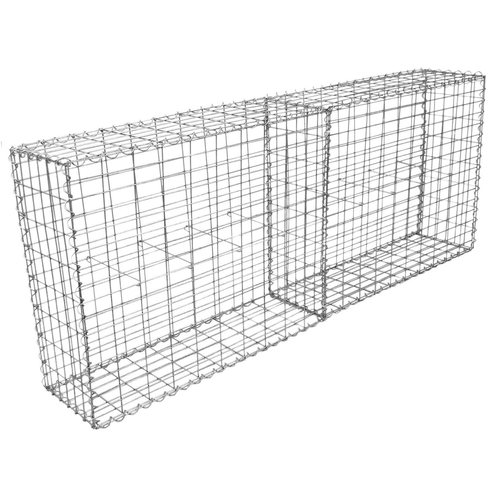 Gabion Baskets 100 x 95 x 30cm 2 Pack