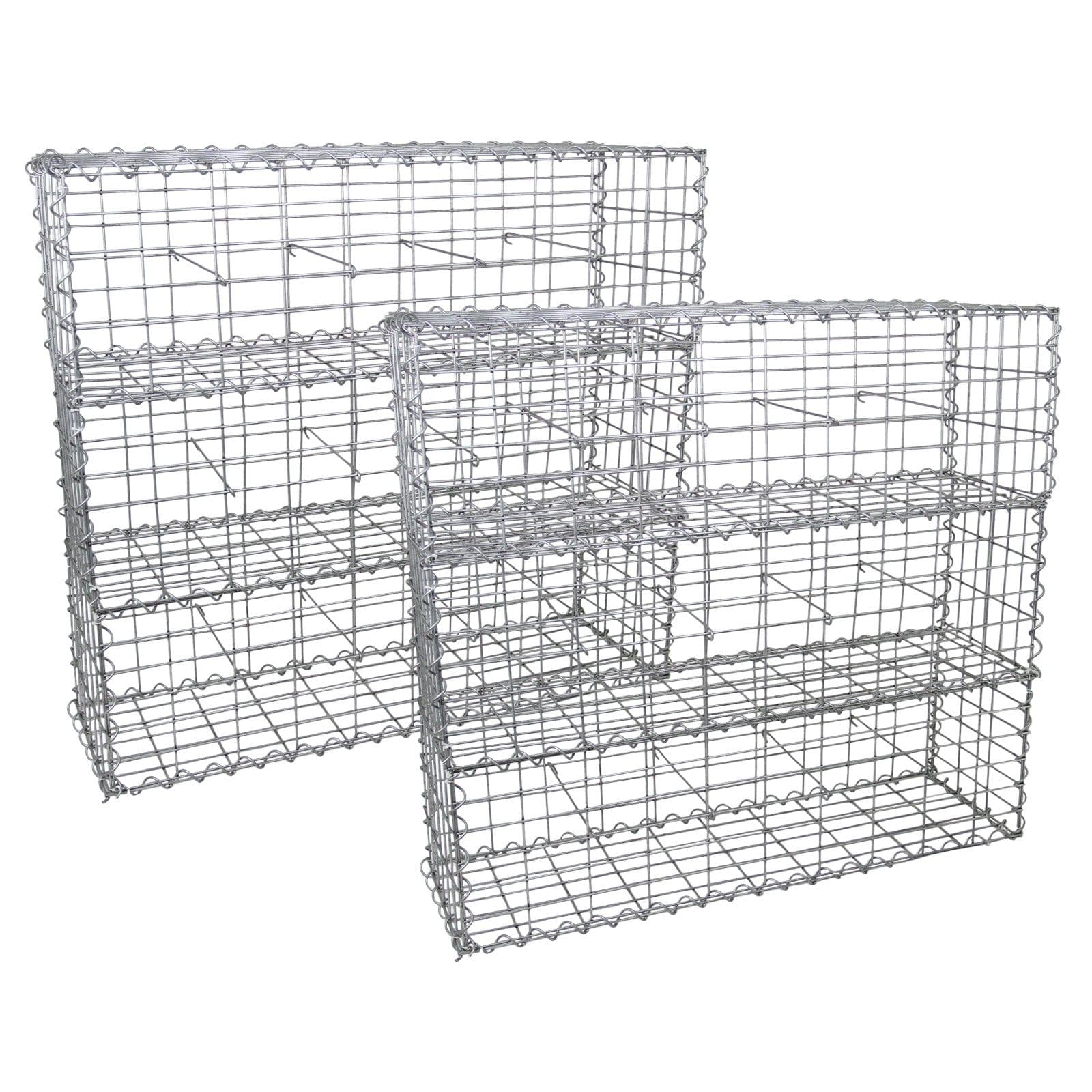 Gabion Baskets 100 x 30 x 30cm 6 Pack