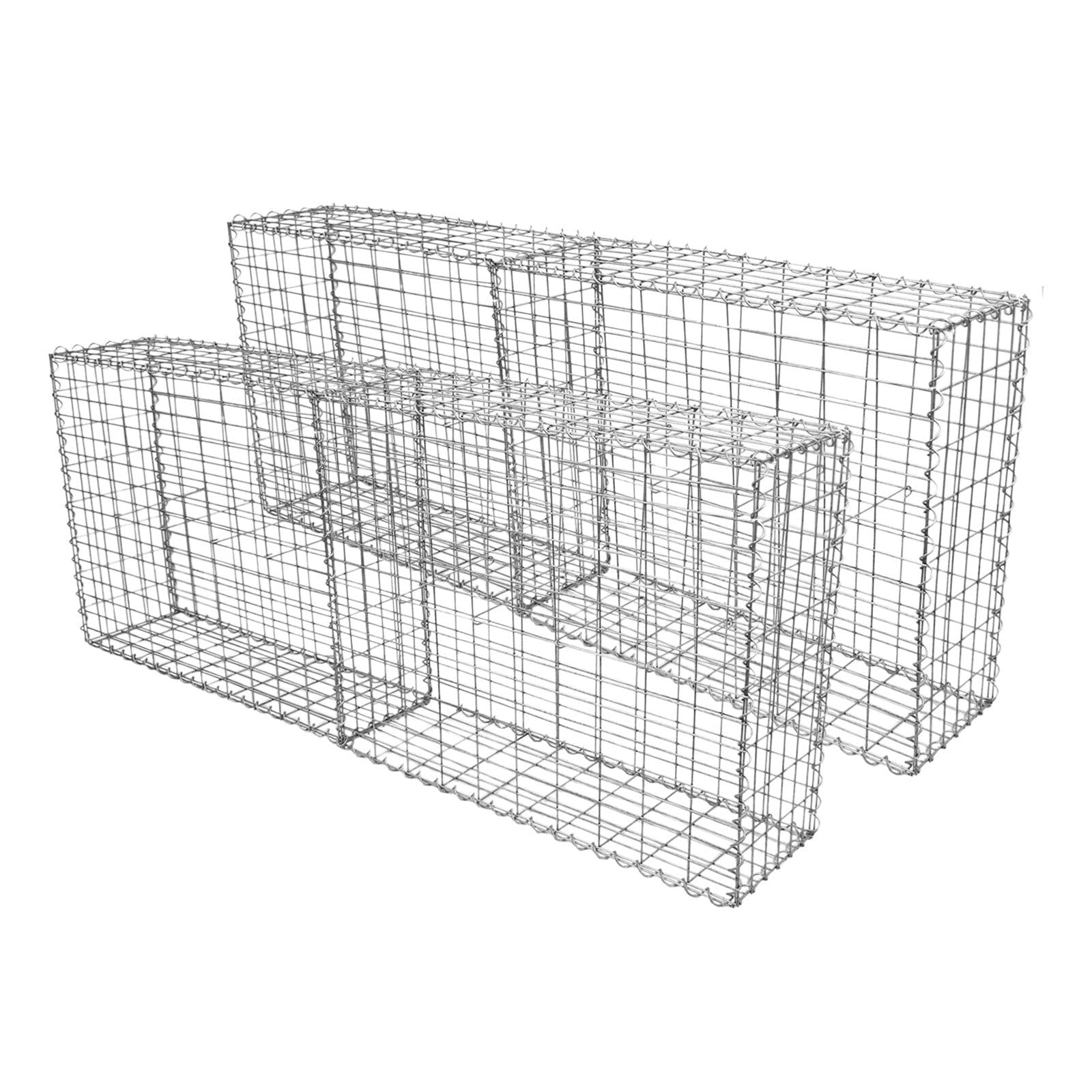 Gabion Baskets 100 x 80 x 30cm 4 Pack