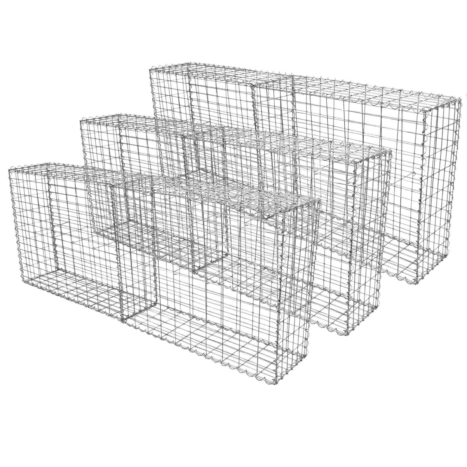 Gabion Baskets 100 x 80 x 30cm 6 Pack