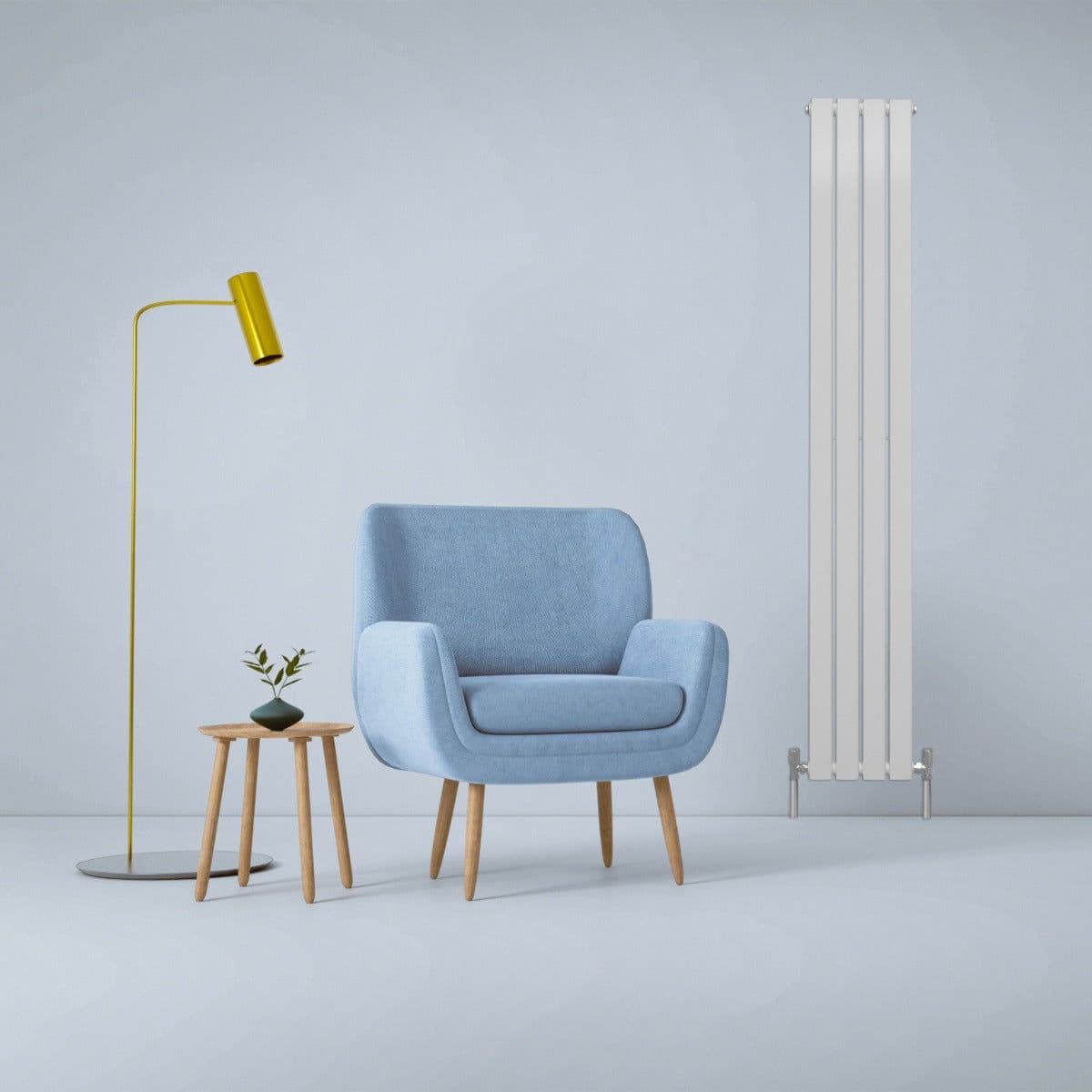 Designer Flat Panel Radiators Gloss 1800mm x 280mm
