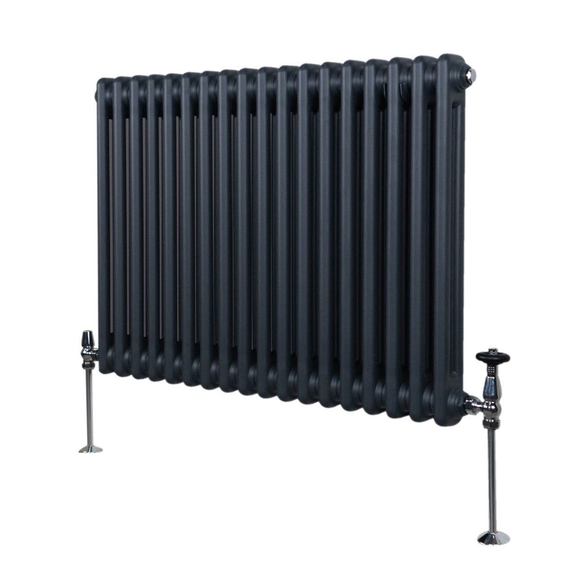 Traditional 2 Column Radiator 600 x 832 mm Anthracite